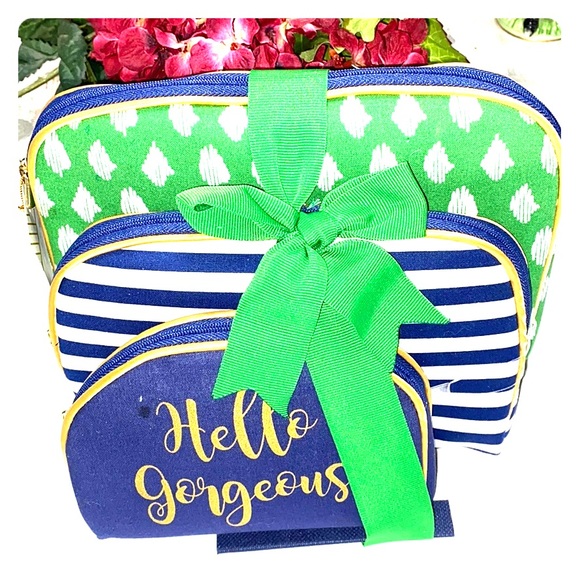 Handbags - Travel Toiletry bag 3pc makeup bags gift set New